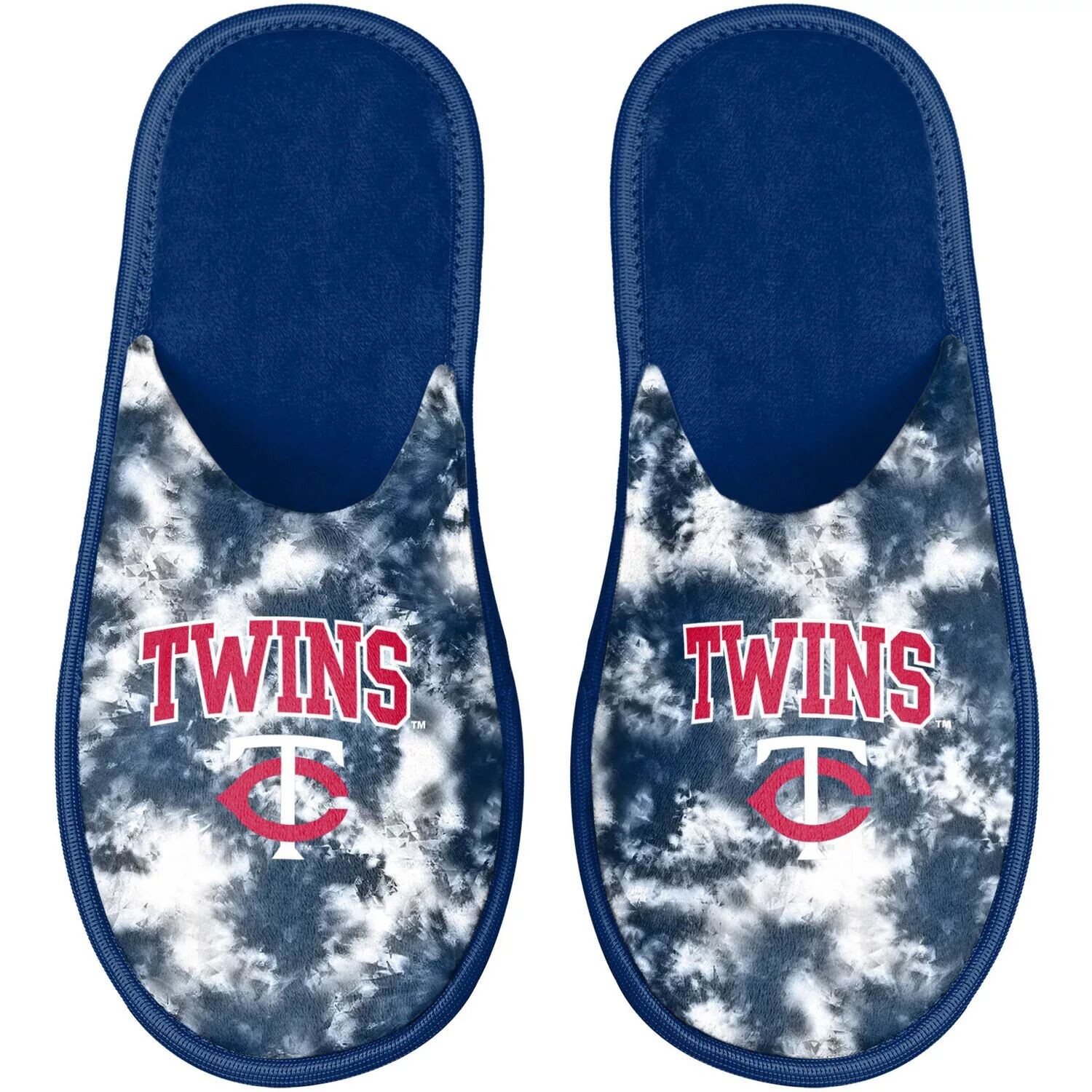 Женские тапочки с логотипом FOCO Minnesota Twins Iconic — фото 4