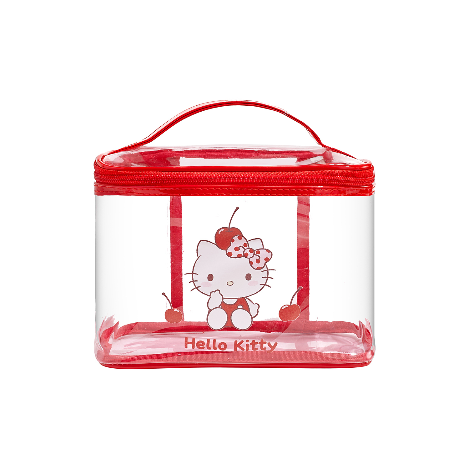 

Sanrio Сумка для путешествий Hello Kitty из ПВХ женская красная, Red Hello Kitty Bag
