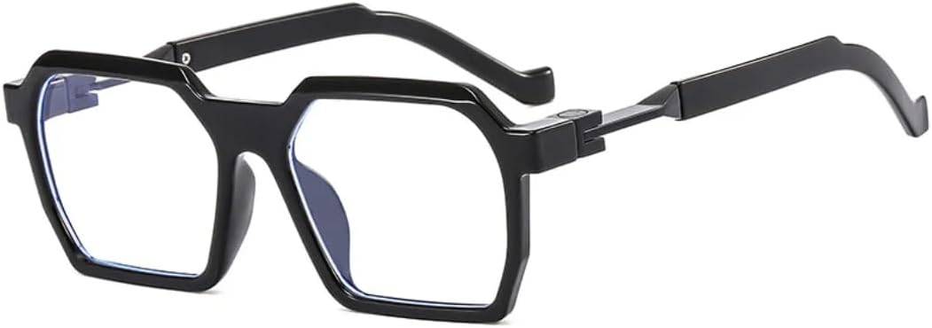 

Модные солнцезащитные очки для женщин в стиле ретро, ​​дизайнерские, с прозрачными линзами, цветные, с защитой от УФ-излучения UV400; для мужчин – трендовые, голубые и розовые солнцезащитные очки SZVVBKK, Black Clear