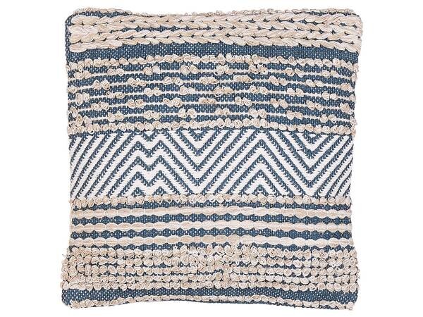 

Декоративная подушка Beliani DEWBERRY, 45x45x45 см цвет beige/blau
