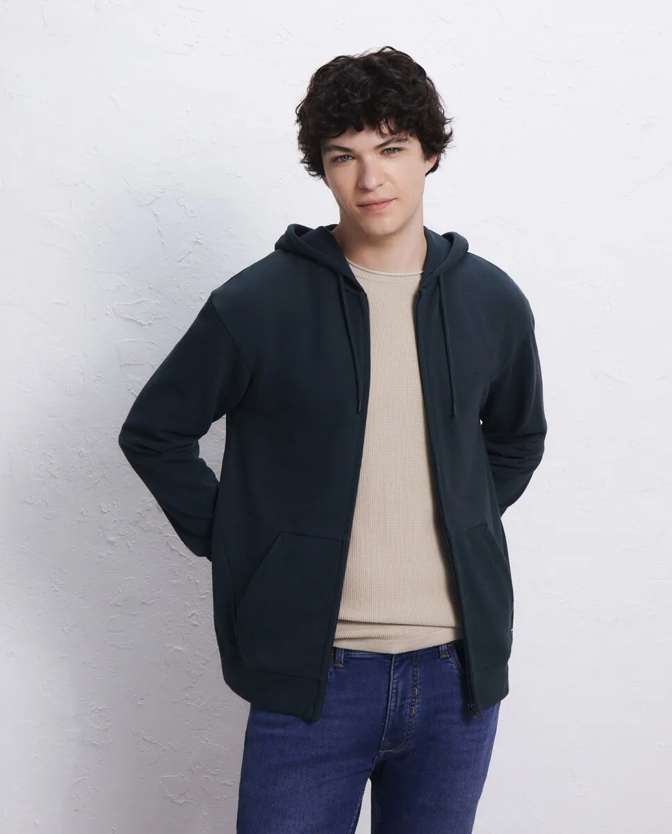 

Мужская толстовка на молнии Easy Wear, темно-зеленый