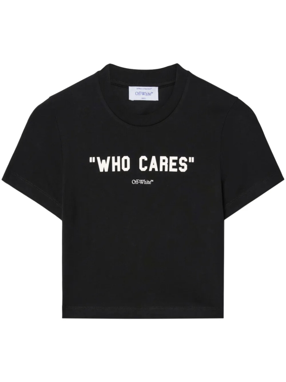 

Off-White футболка Who Cares 90s, черный