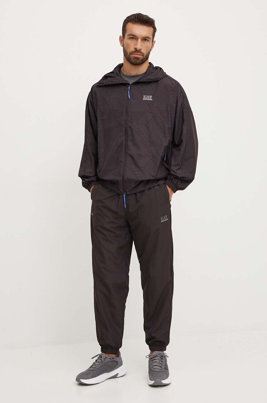 

Спортивный костюм EA7 Emporio Armani, черный