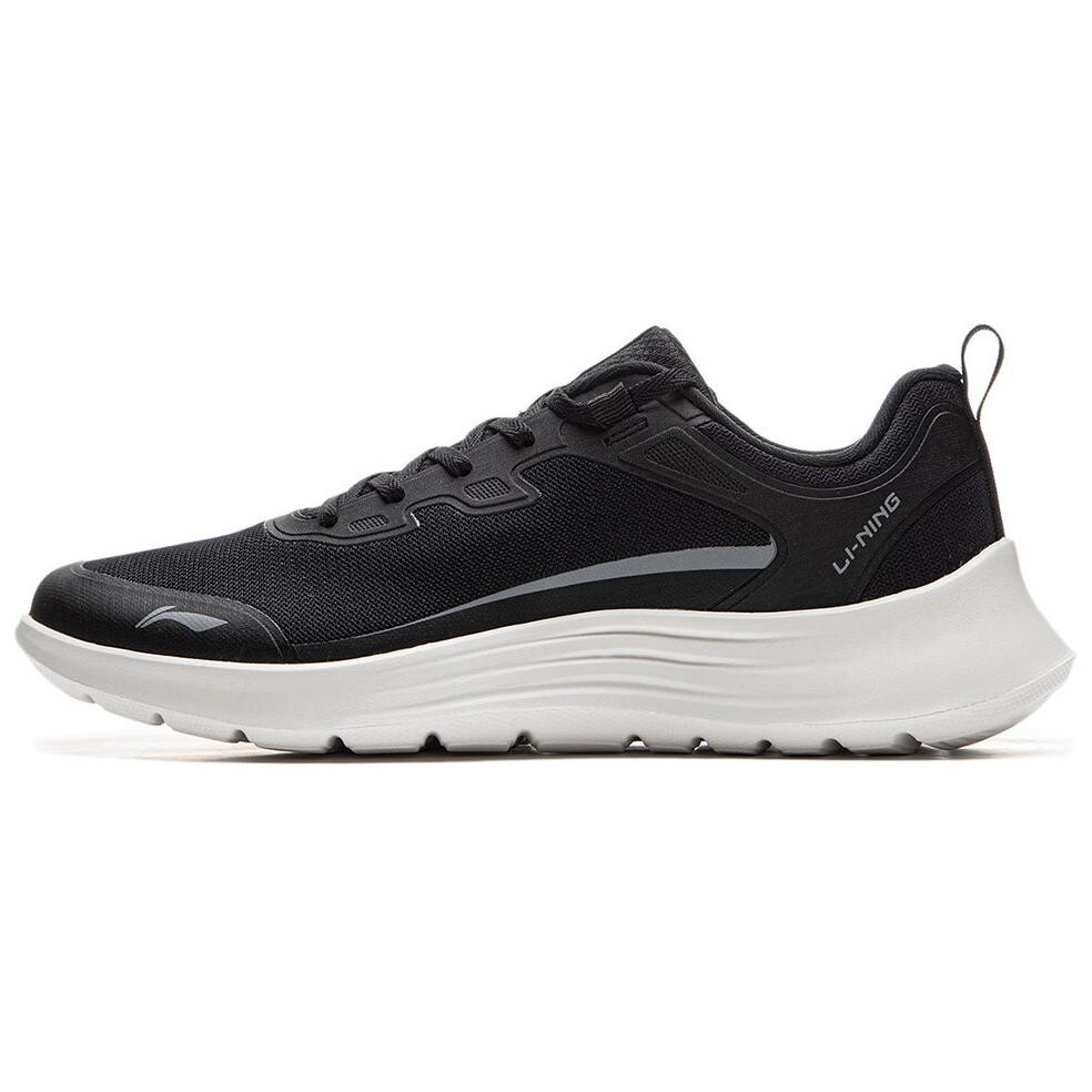 

Кроссовки Feather Running Shoes Men Low-top Black/Grey Lining