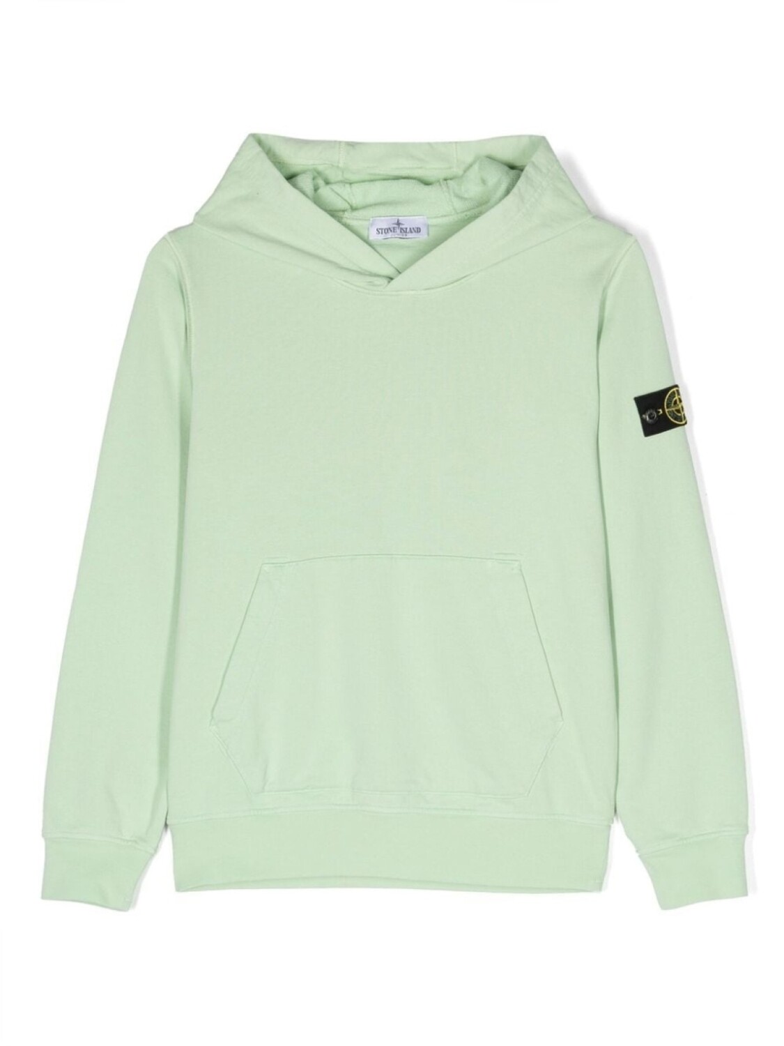 

Stone Island Junior худи с нашивкой Compass, зеленый