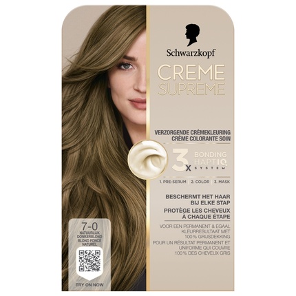 

Краска для волос Creme Supreme 7-0 Schwarzkopf