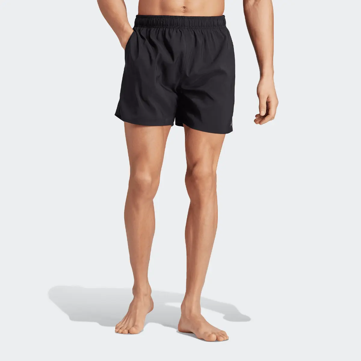 

Шорты для плавания adidas Originals Solid CLX Short-Length Swim Short, черный