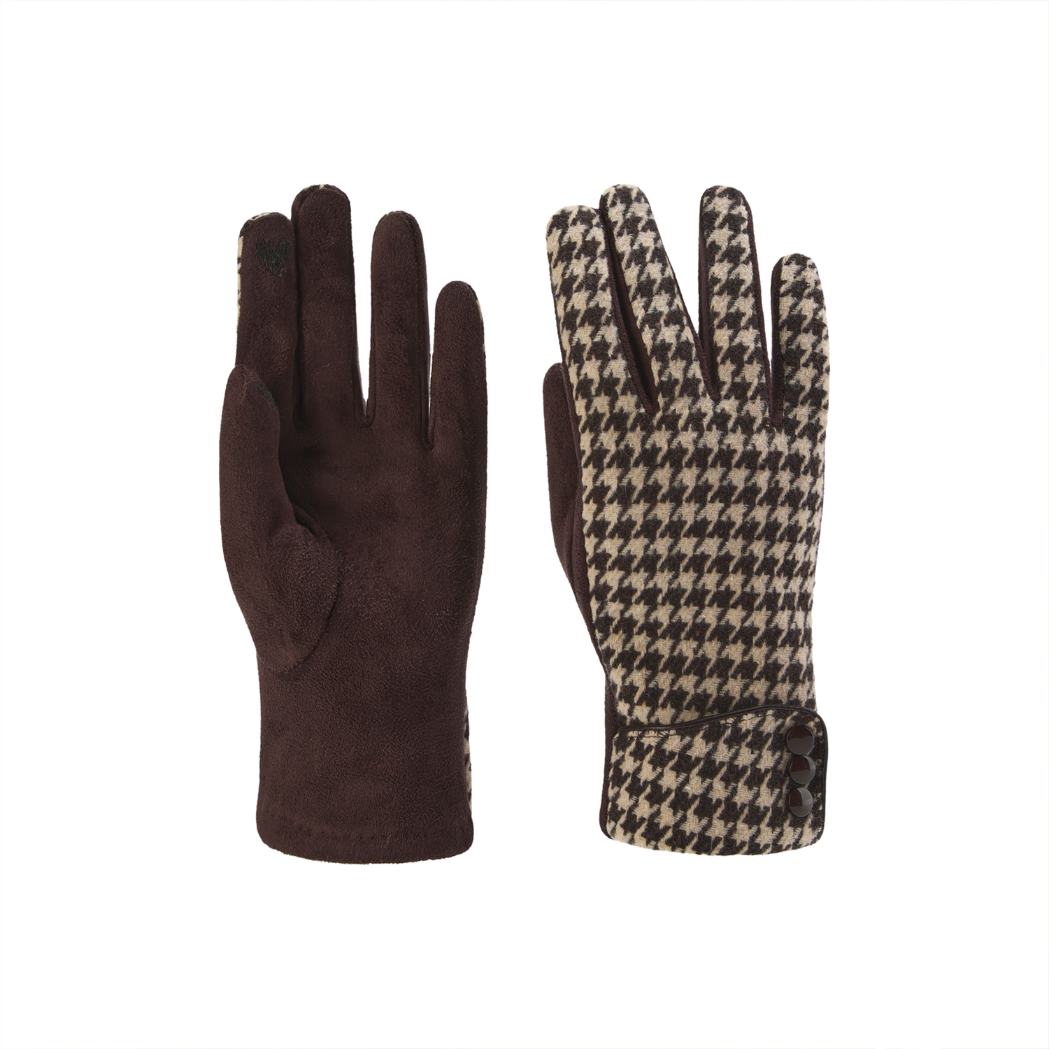 

Вязаные перчатки Women's ELLE, mocha