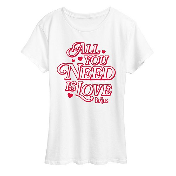 

Футболка с принтом The Beatles All You Need Is Love Licensed Character, White, Белый, Футболка с принтом The Beatles All You Need Is Love Licensed Character, White