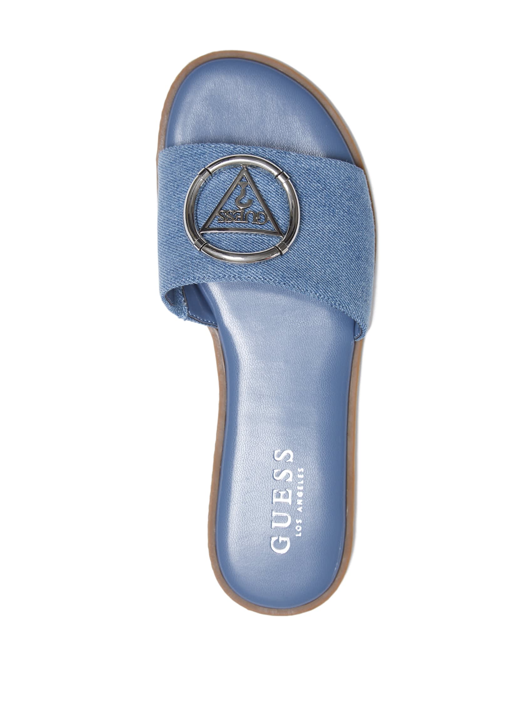 Сандалии-слипоны Magnify Denim Guess Factory, Denim — фото 4