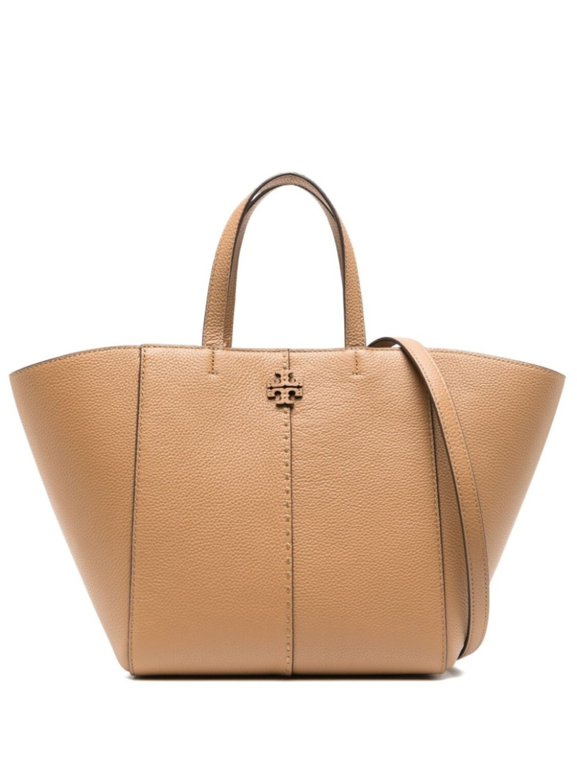 

Tory Burch сумка-тоут с декором Double T, коричневый