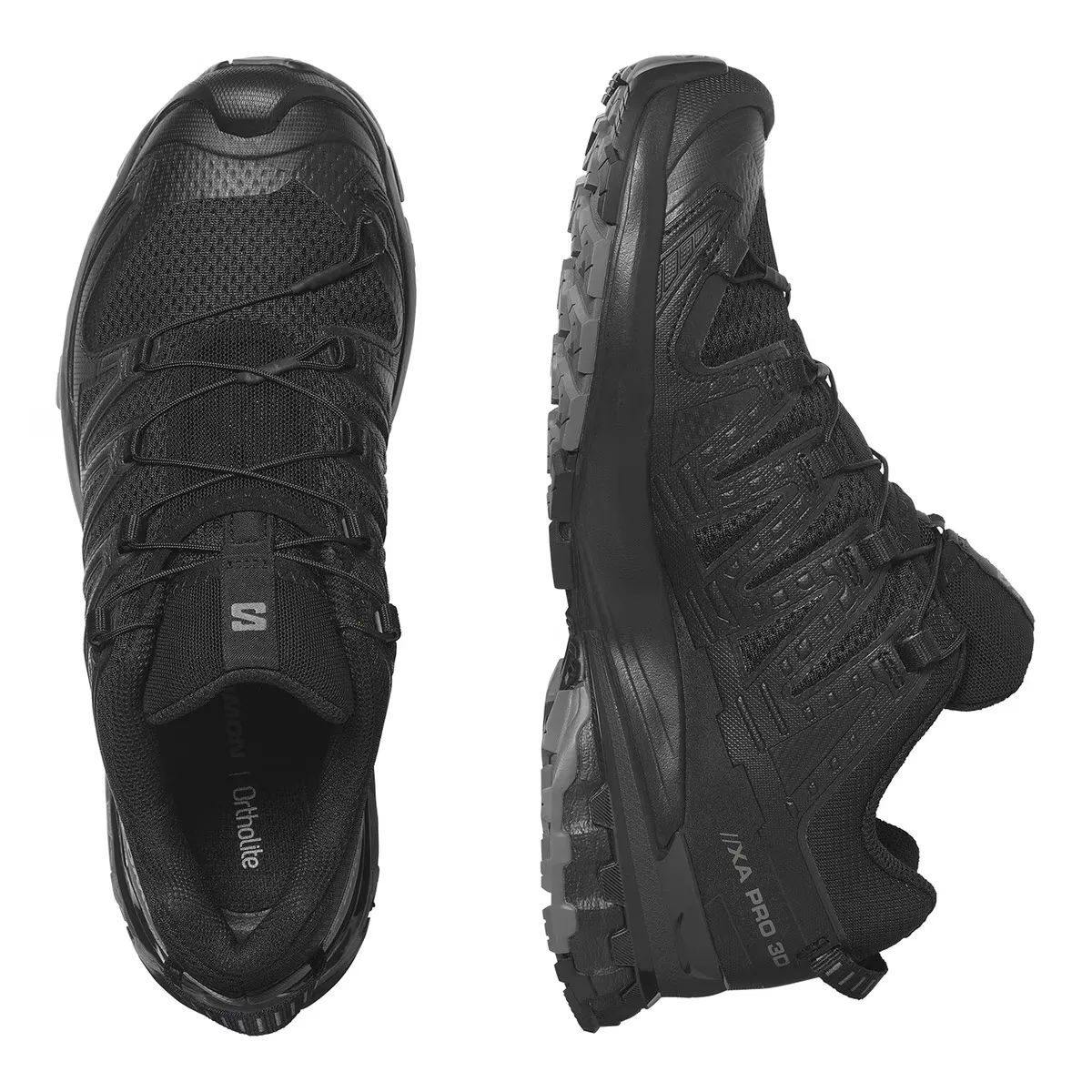 Кроссовки для бега по пересеченной местности Salomon XA Pro 3D V9 W женские, чёрный — фото 2