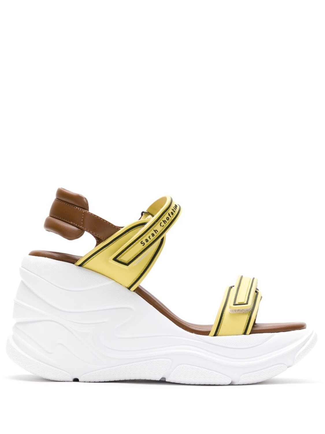

Sarah Chofakian босоножки Comfort на платформе, желтый