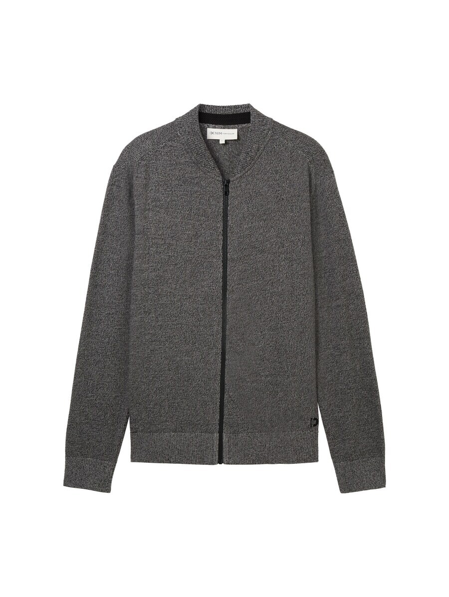 

Вязаный кардиган TOM TAILOR DENIM Knit Cardigan, пятнистый серый