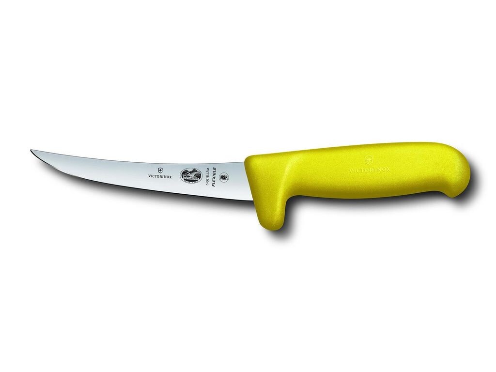 

Нож для обвалки Fibrox Safety Grip, стандартное лезвие, гибкое лезвие, желтый, 12 см Victorinox Swiss Army