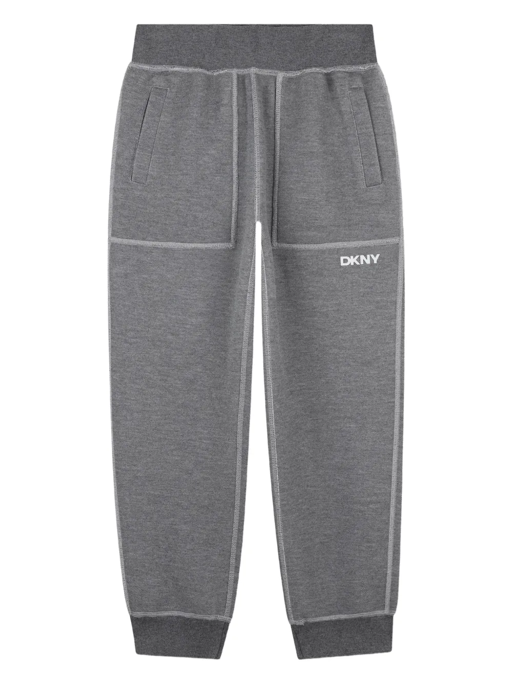 Спортивные брюки со вставками Dkny Kids, серый — фото 2