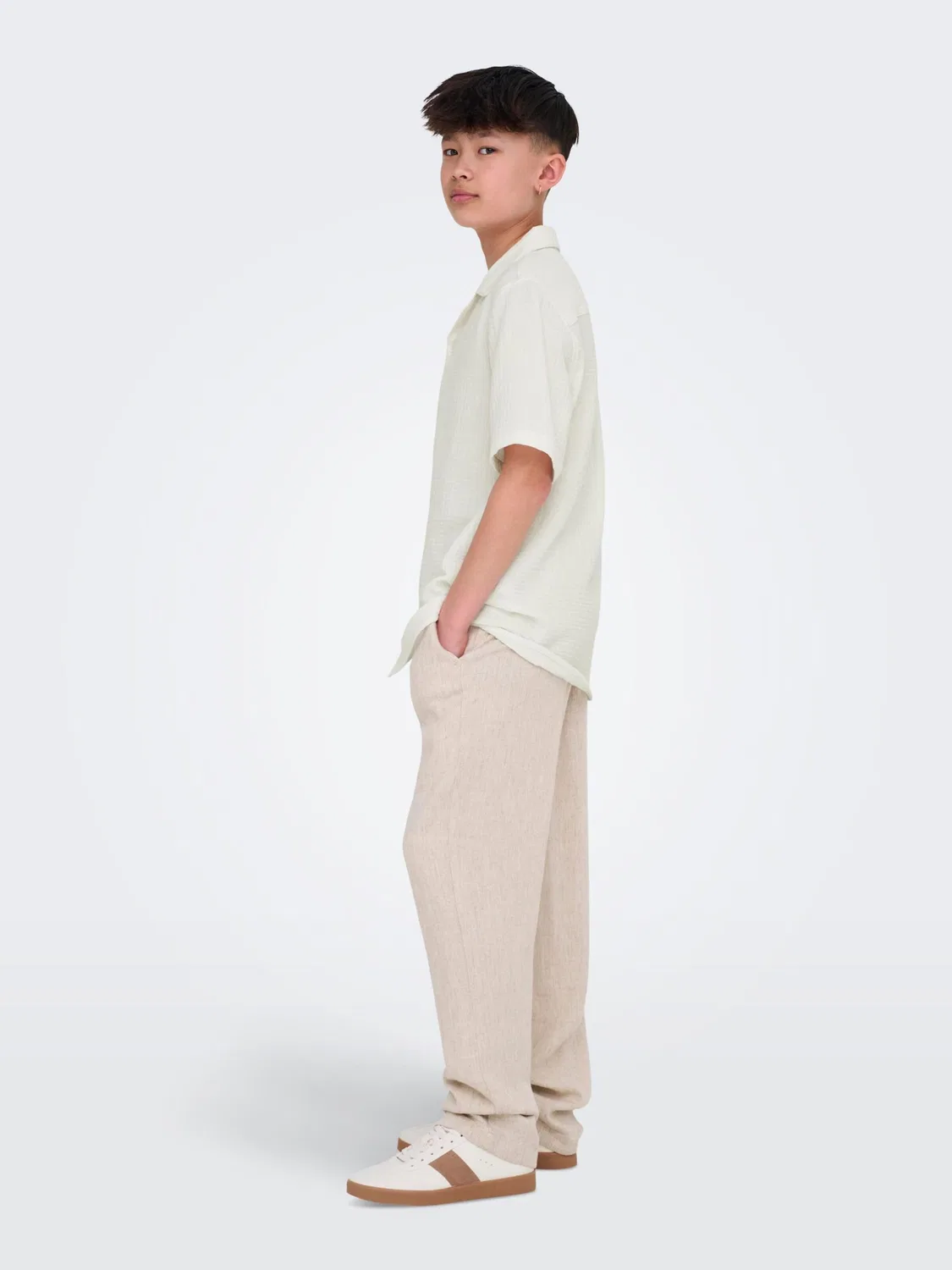 Рубашка на пуговицах стандартного кроя 'OSJKyle' Only & Sons, Grey — фото 4