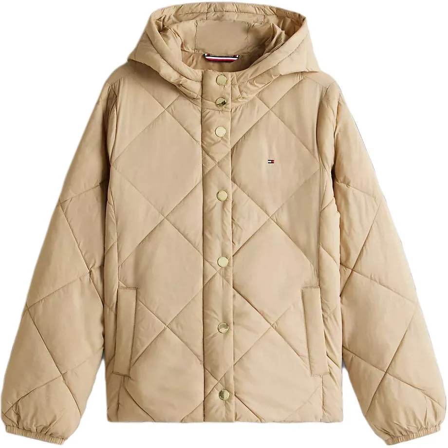 Куртки и пальто женские Tommy Hilfiger, бежевый
