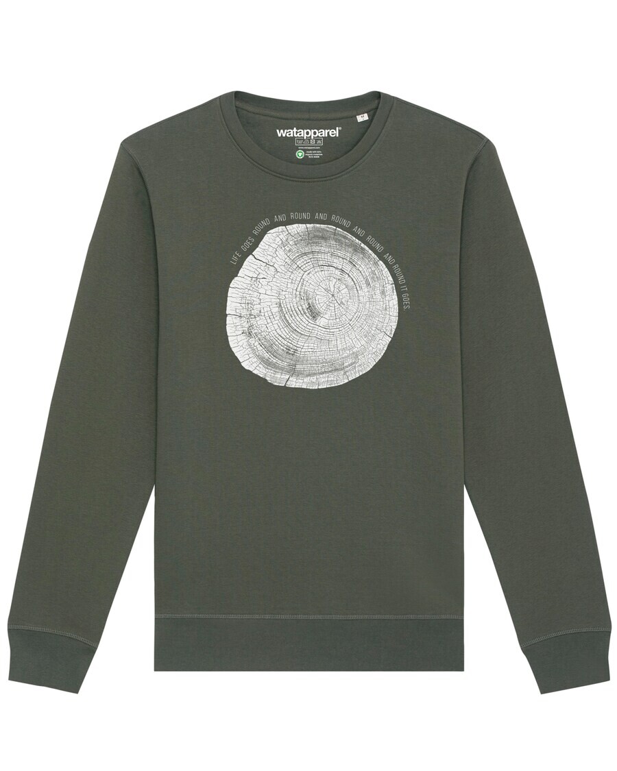 

Свитер Watapparel Sweatshirt Baumscheibe, хаки