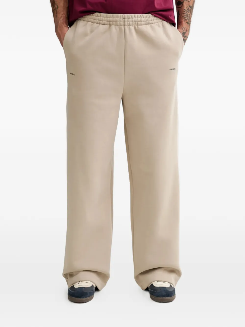 

Брюки на резинке Pangaia, бежевый