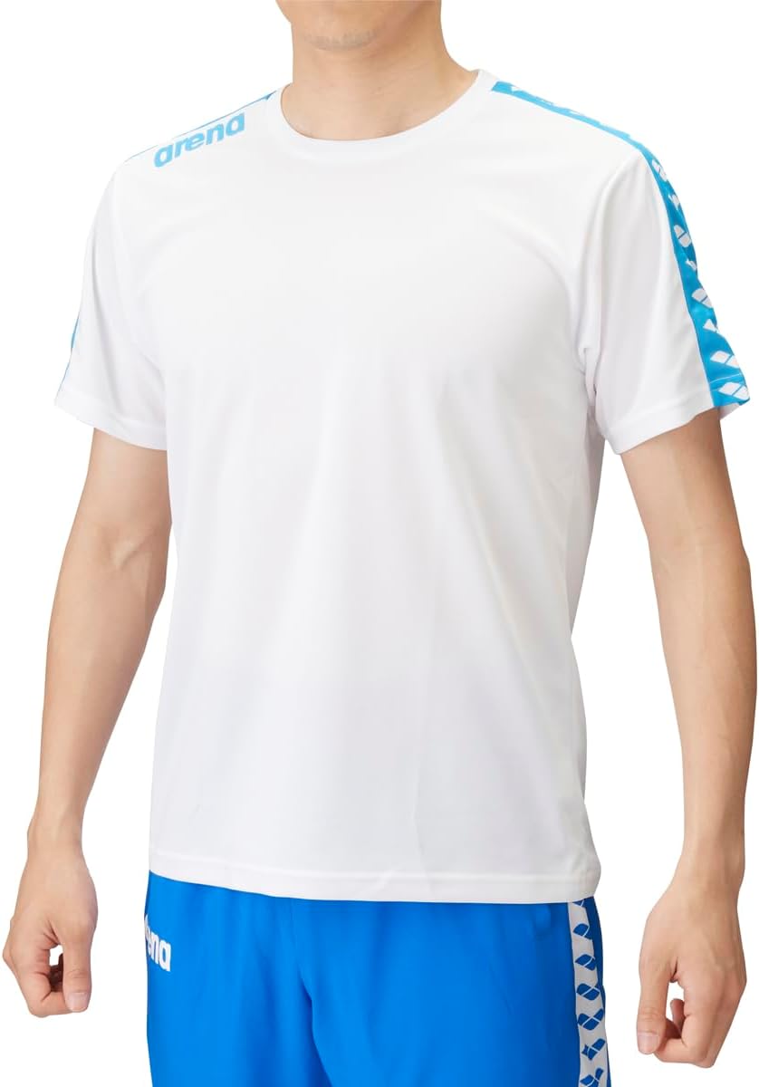 

Футболка унисекс ARENA Team Wear для плавания, для плавательной команды, из быстросохнущей сетки, классический дизайн ASS4HTU010, белый