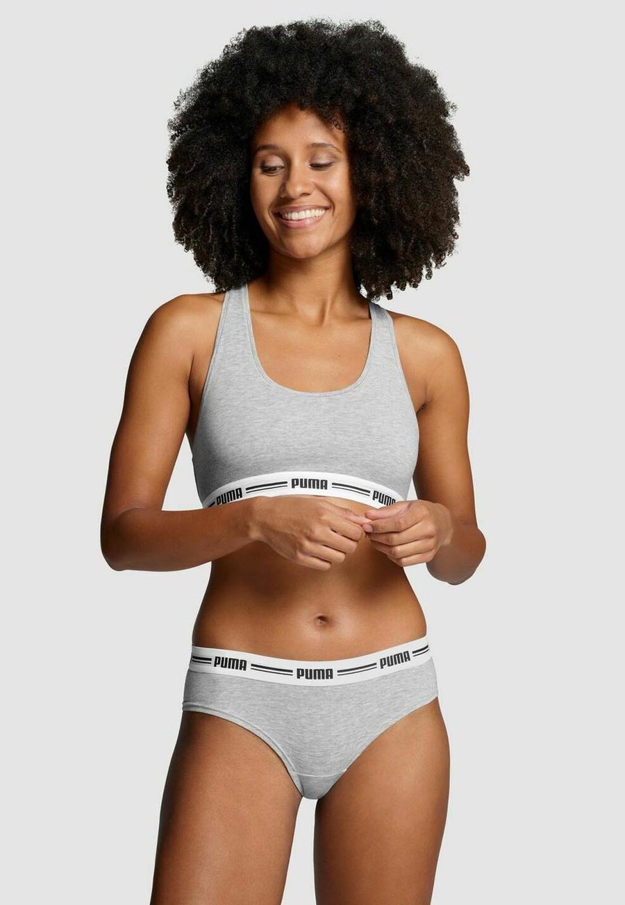 

Брифы Puma BRAZILIAN 4ER PACK ECOM SOFT STRETCH, Schwarz Grau Melange/Mottled Dark Grey