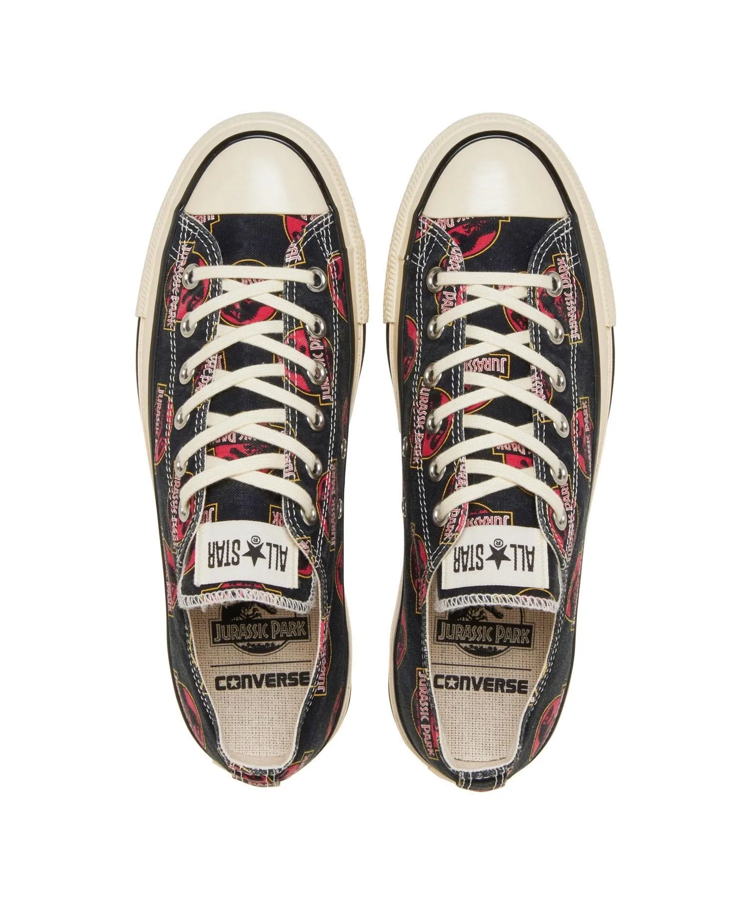 Унисекс кеды из хлопка CONVERSE ALL STAR AGED LG OX JURASSIC PARK разноцветные — фото 4