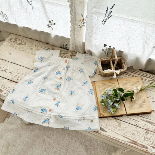 Женское хлопковое платье ORGANICMOM для девочек, цвет: другое