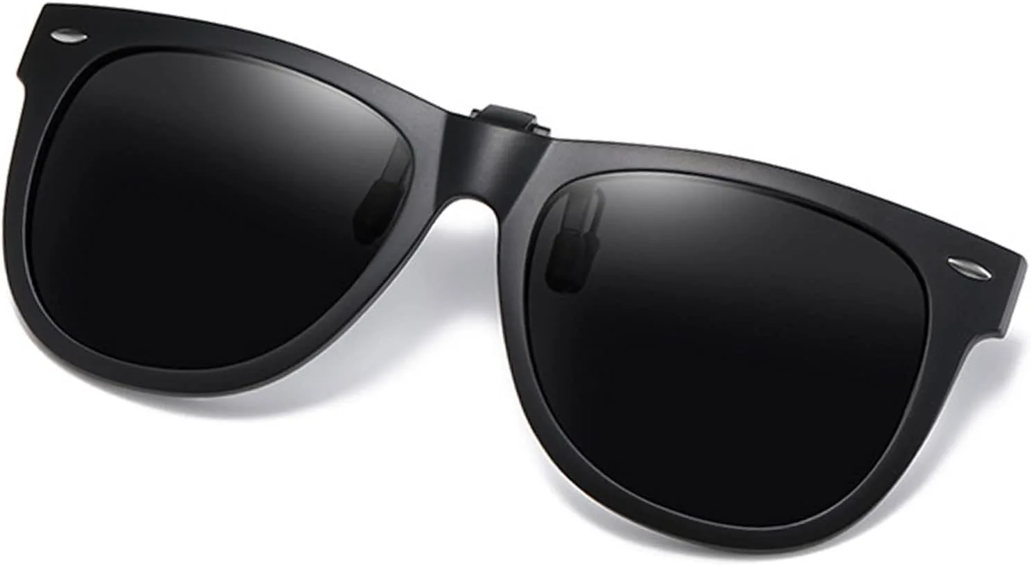 

Поляризованные солнцезащитные очки-клипсы для ношения поверх очков с диоптриями, защита от бликов и УФ-излучения, откидные солнцезащитные очки FF FRAZALA, Black