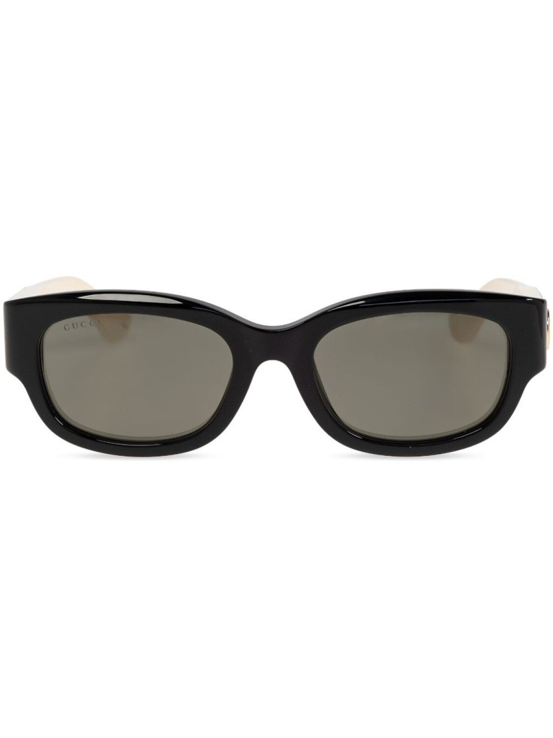 

Gucci Eyewear солнцезащитные очки с переплетенными буквами G, черный