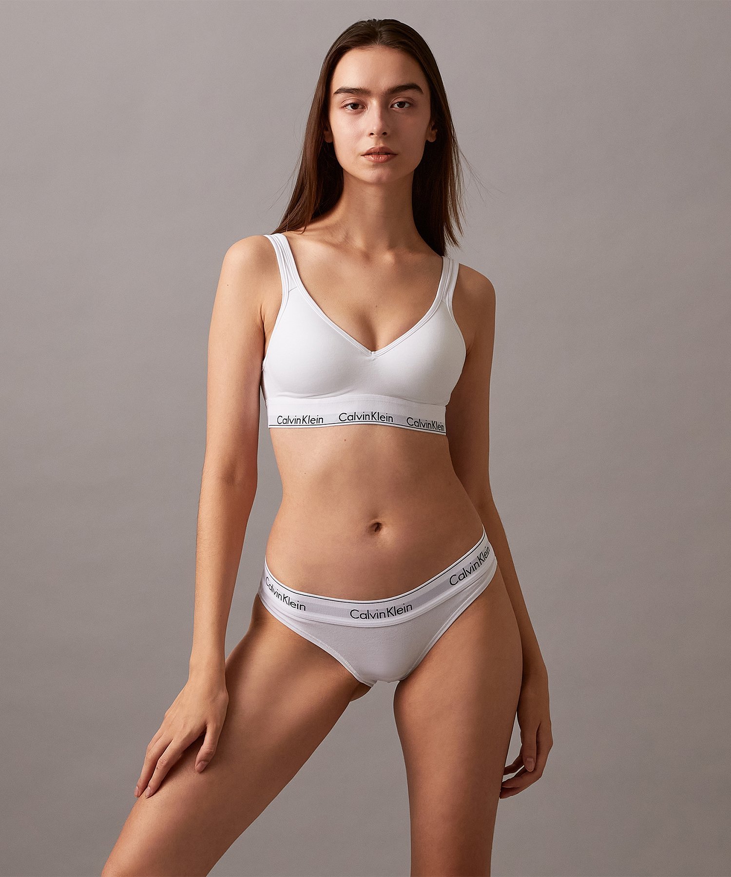 Хлопковые бикини-шорты Calvin Klein Icon, нижнее белье Calvin Klein F3787AD, White — фото 2