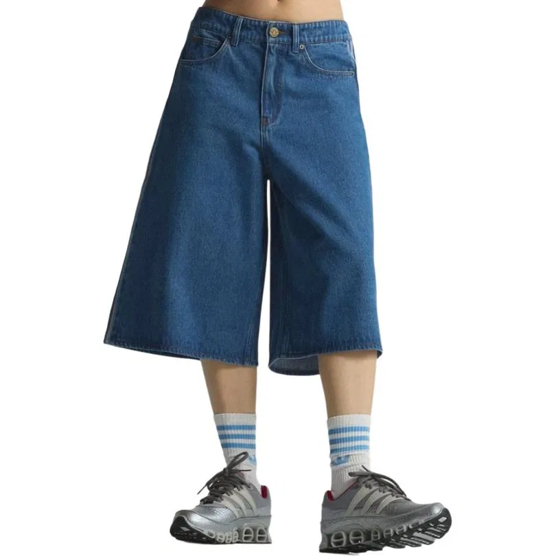 Шорты Firebird Adidas Originals, Medium Vintage Denim Blue — фото 3