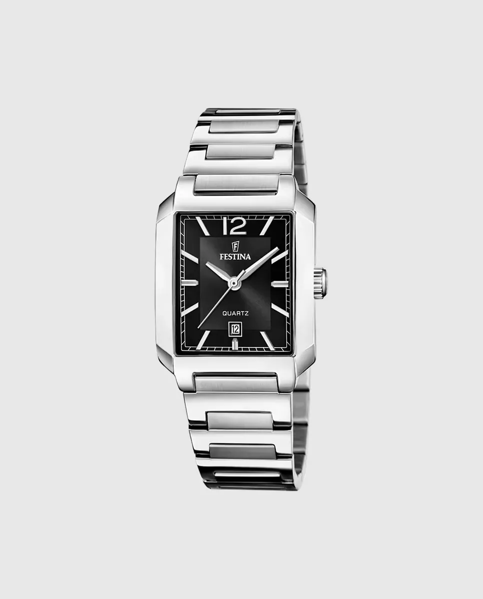 

F20679/4 On The Square женские часы из серебряной стали Festina, серебрянный