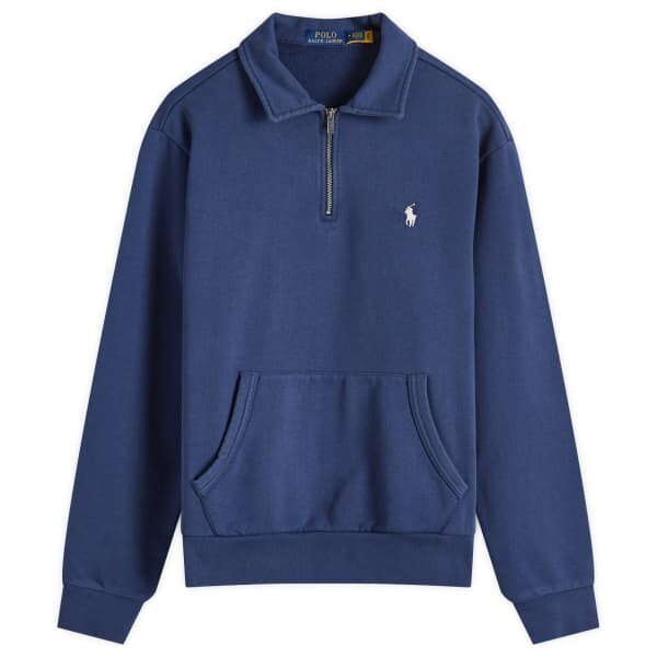 

Толстовка с застежкой-молнией на половину длины Polo Ralph Lauren, синий