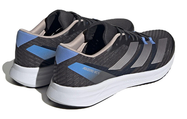 Кроссовки Adizero RC 5 мужские низкие черные/синие Adidas — фото 4