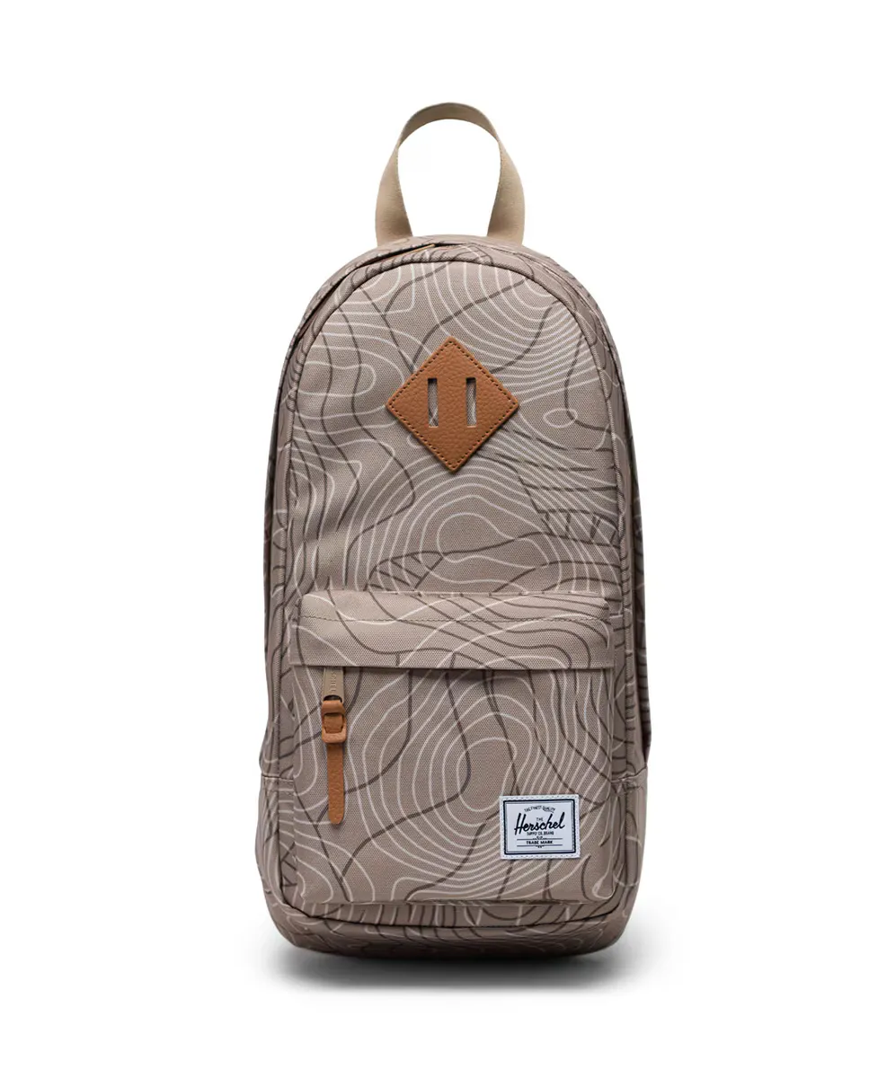 

Мужской экологичный рюкзак через плечо 8 л с принтом Herschel, многоцветный