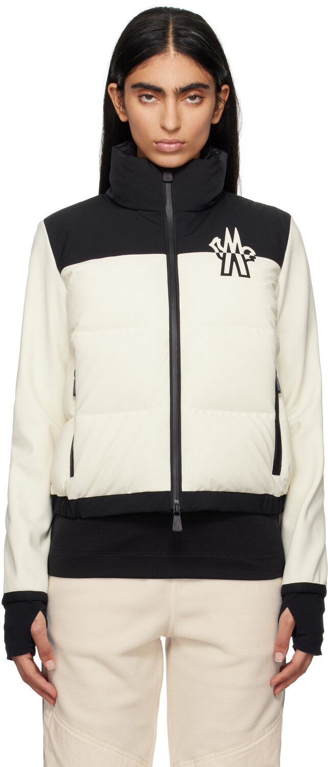 

Куртка-пуховик Maglia цвета «Off-White & Black» Moncler Grenoble