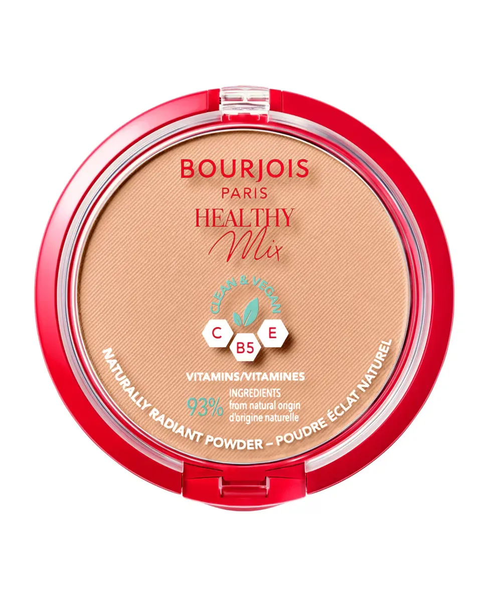 Компактная пудра Healthy Mix, пудра Bourjois, 05 Deep Beige