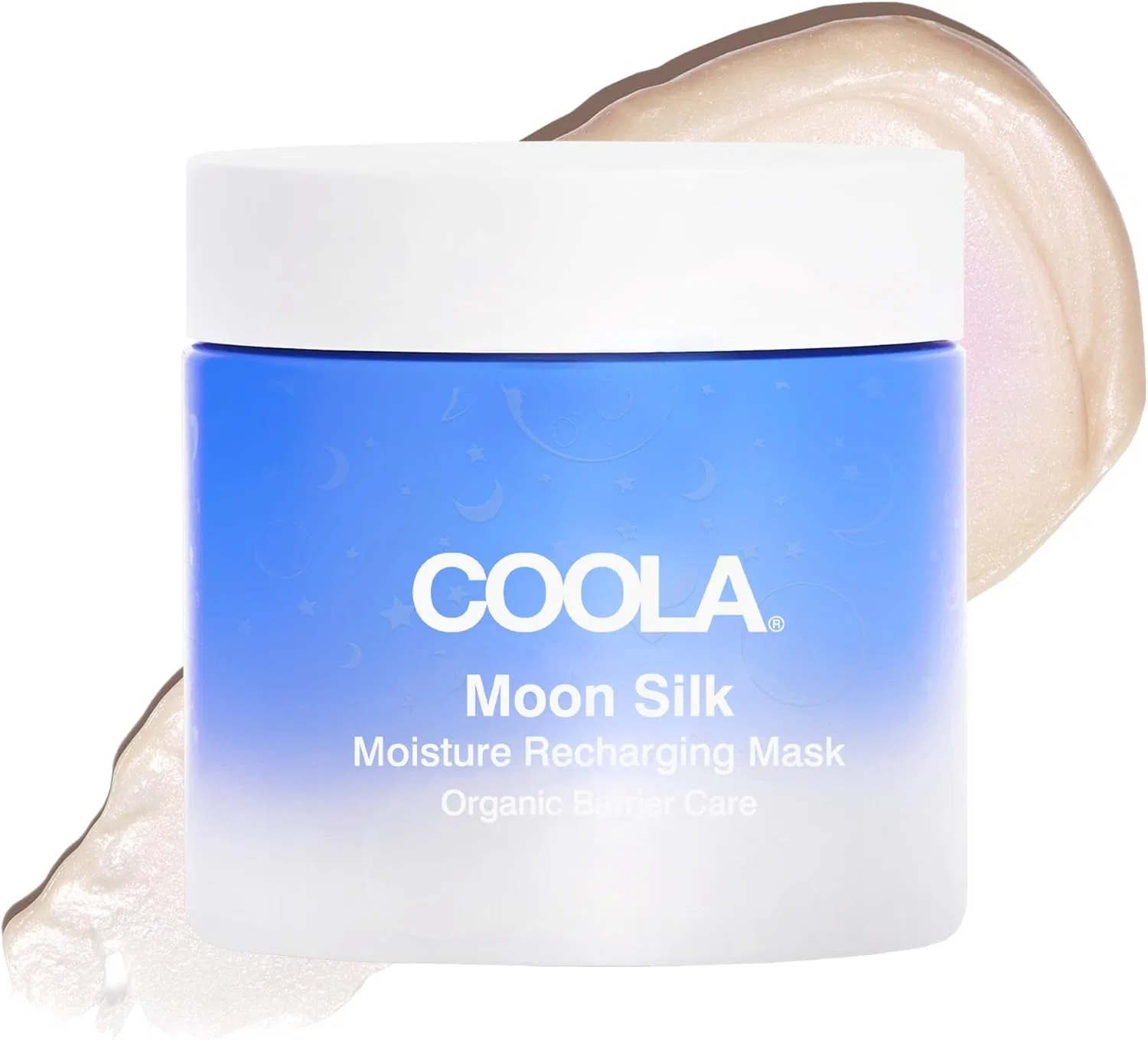 Маска для лица Coola — Organic Moon Silk Charge Face Moissanite Mask, увлажняющая, 59 мл