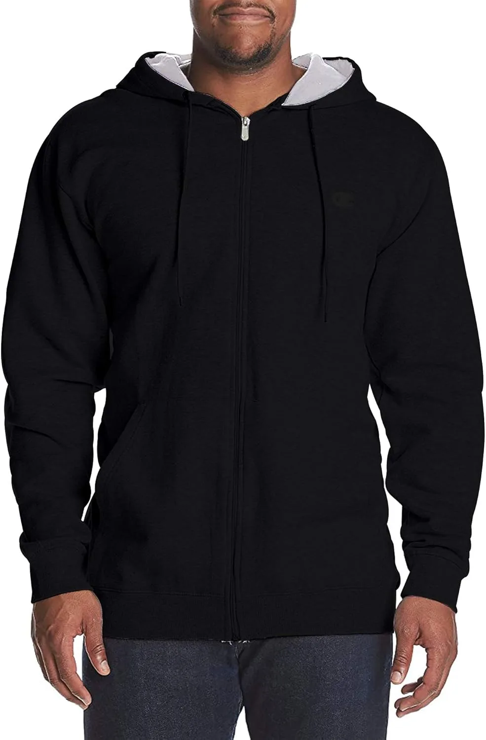 

Champion Big and Tall Zip Up Hoodie для мужчин — флисовая толстовка на молнии