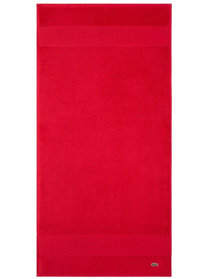 

Гостевое полотенце Lacoste, цвет rouge