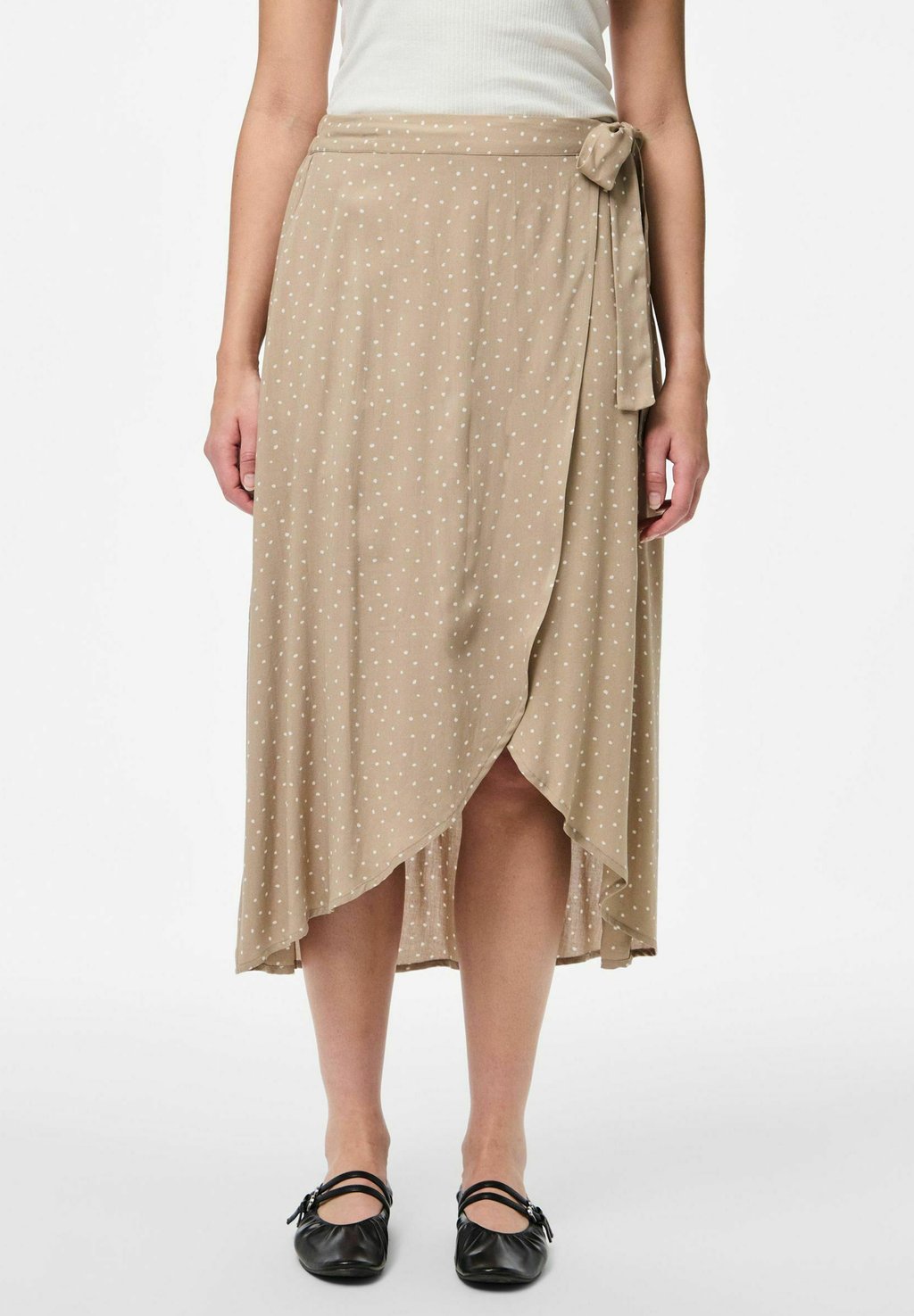 

Юбка А-силуэта PCTALA NOOS BC - Wrap skirt Pieces, бежевый