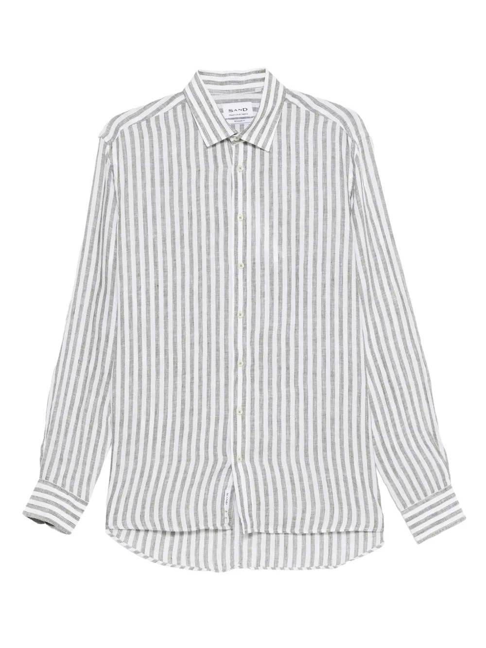 

Льняная рубашка в полоску Sand, зеленый