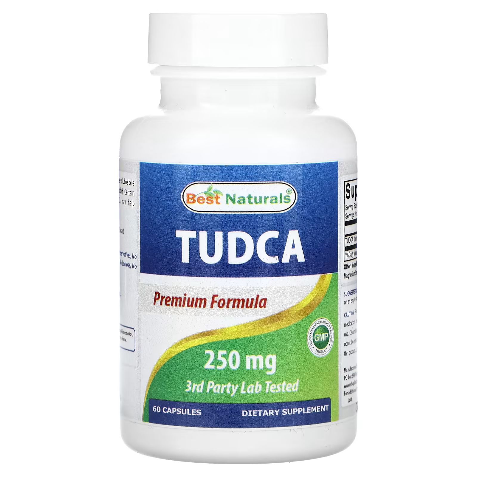 

TUDCA, 250 мг, 60 капсул Best Naturals