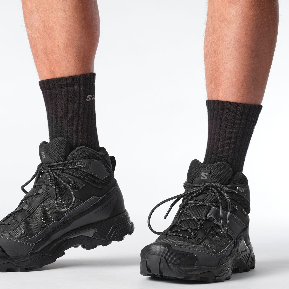 Туристический ботинок X Ultra 5 Mid Wide GTX Salomon, мультиколор — фото 4