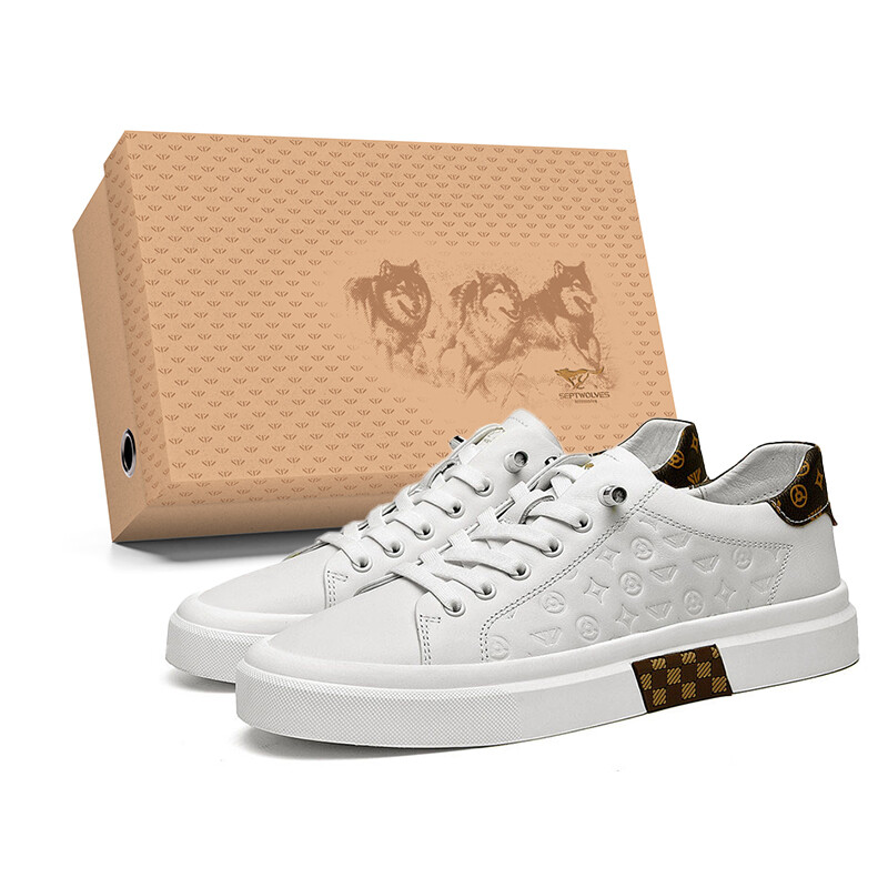 

Кроссовки SEPTWOLVES Skateboarding Shoes Men Low-top, белый