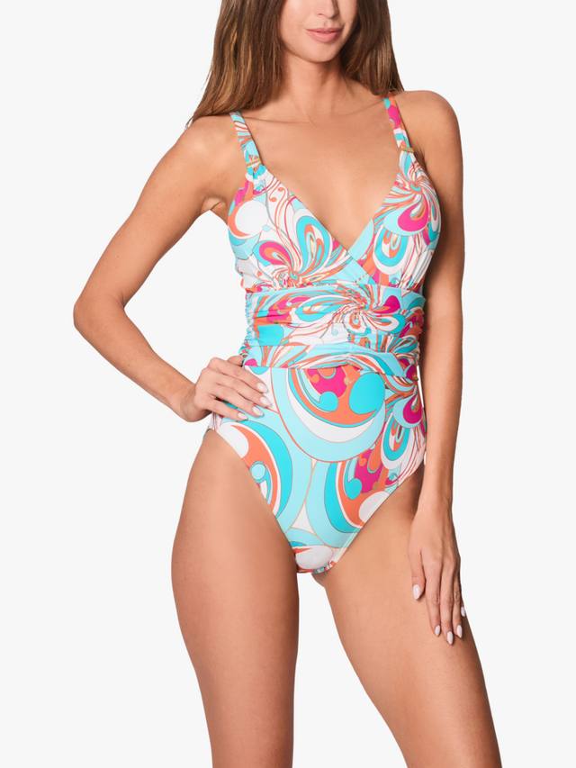 

Купальник Rimini с V-образным вырезом NAIA Beach, Blue/Multi