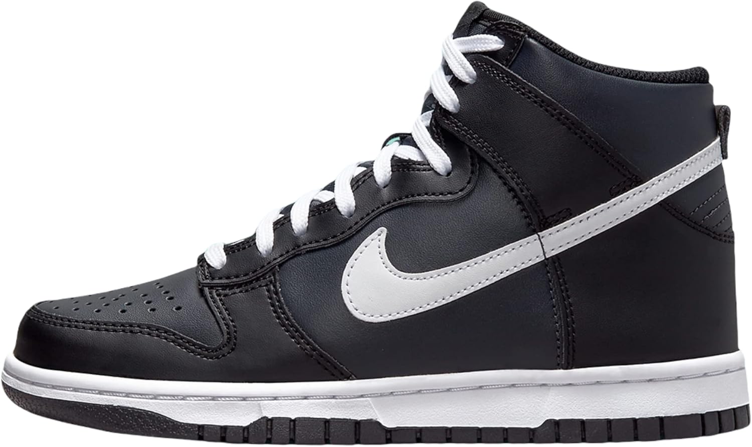 

Детские кроссовки Nike Dunk High (Gs) унисекс, белый/черный