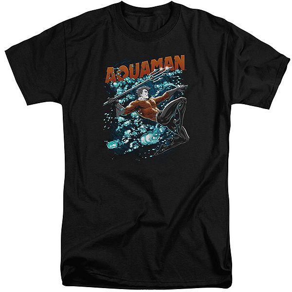 

Футболка adult tall justice league of america aquaman bubbles Licensed Character