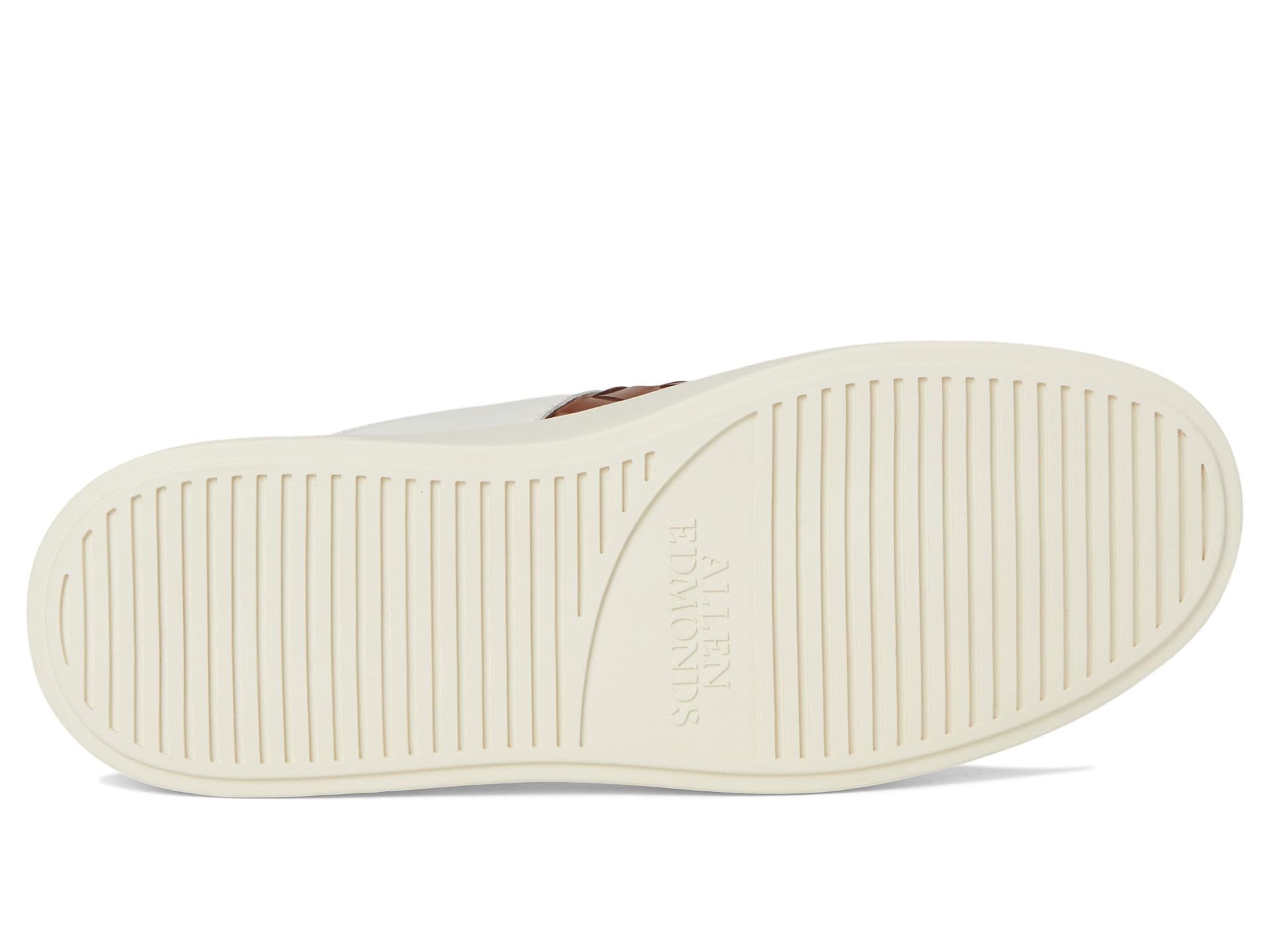 Туфли Allen Edmonds Oliver Woven Slip-on Shoes, цвет White/Woven Luggage Leather — фото 3